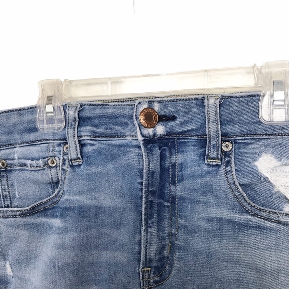 American Eagle Hi Rise Jean Shorts - Picture 3 of 9